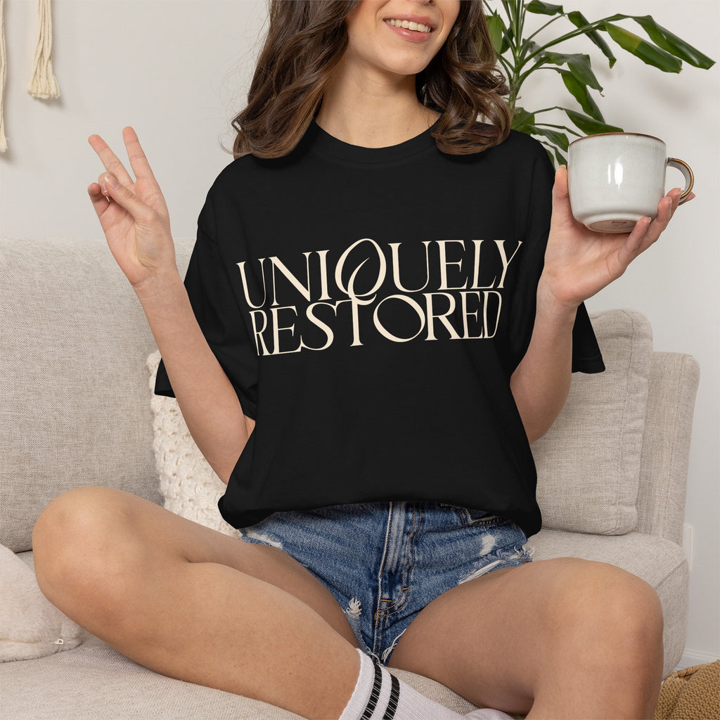 Uniquely Restored T-Shirt — Psalm 51:12 Inspo  Tee