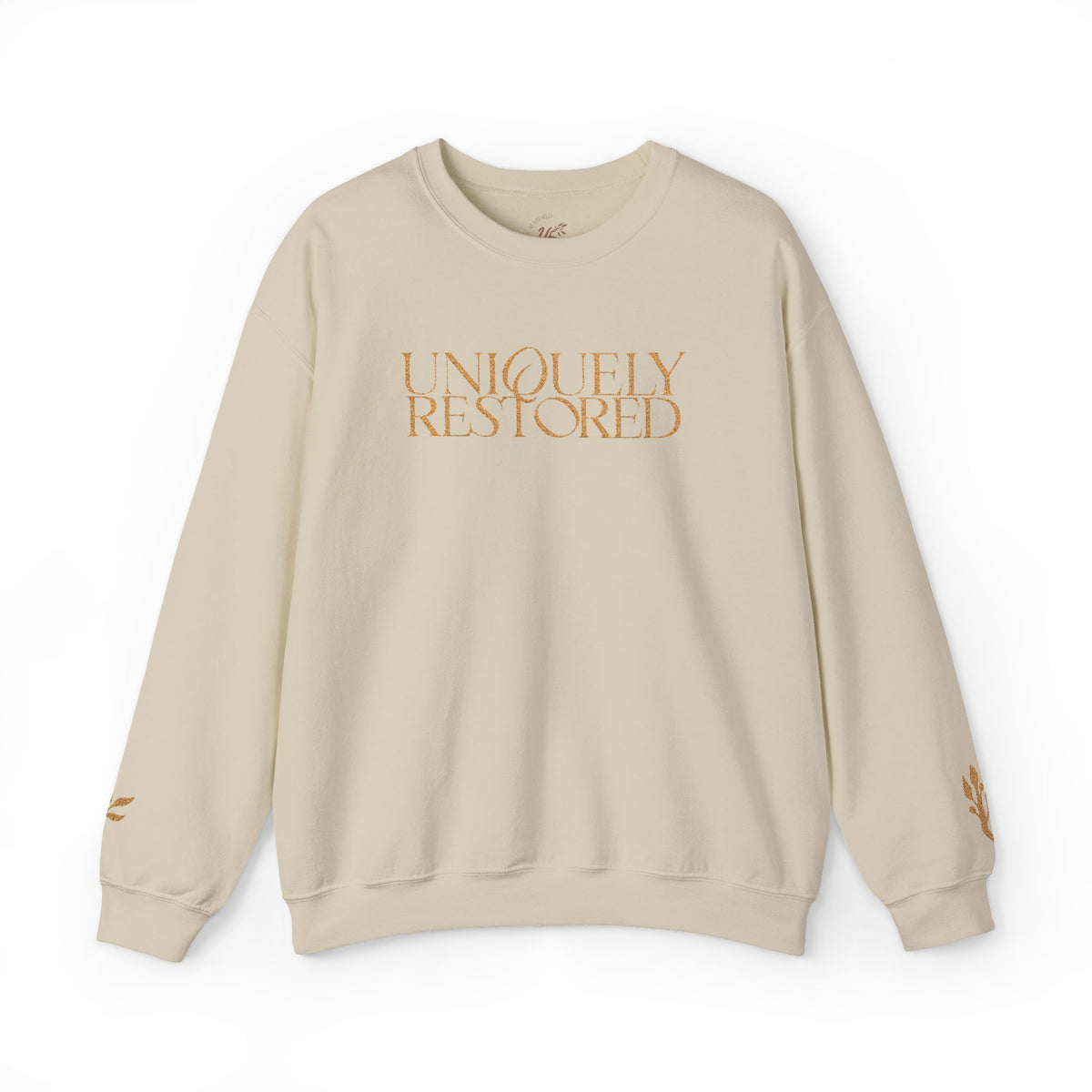 Fall Themed Uniquely Restored Crewneck Sweatshirt