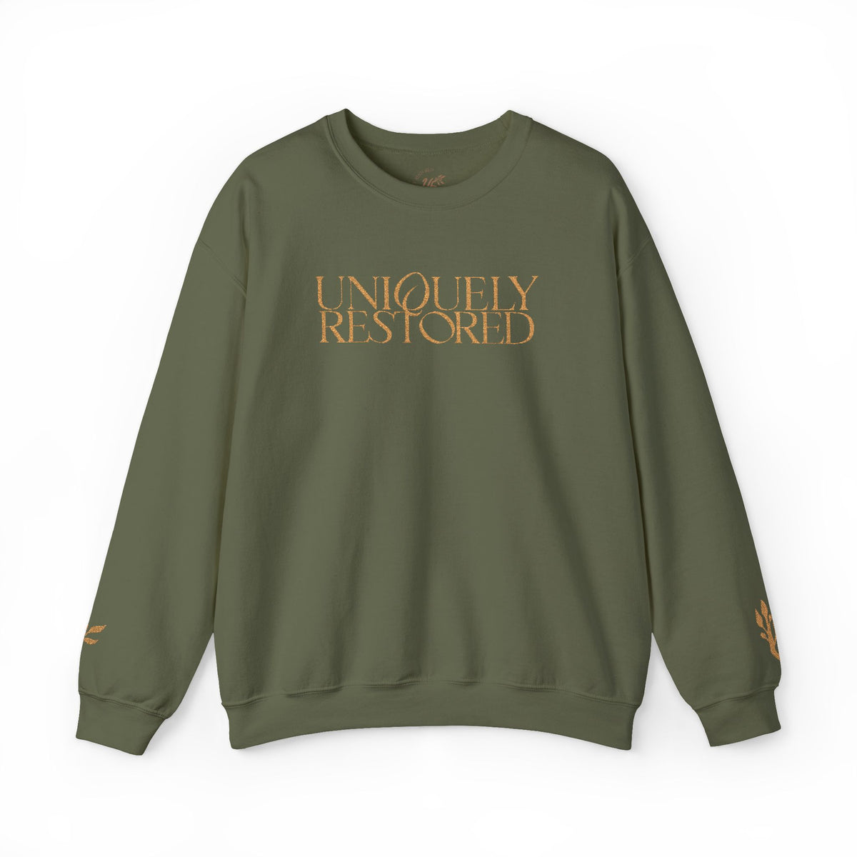 Fall Themed Uniquely Restored Crewneck Sweatshirt