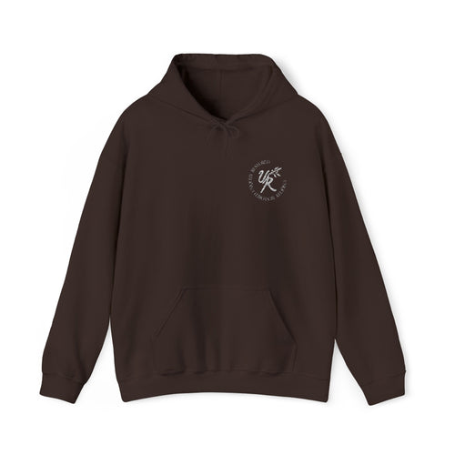 Cream Embroidered Logo Hoodie — Classic Neutral Pullover (Various Colors)