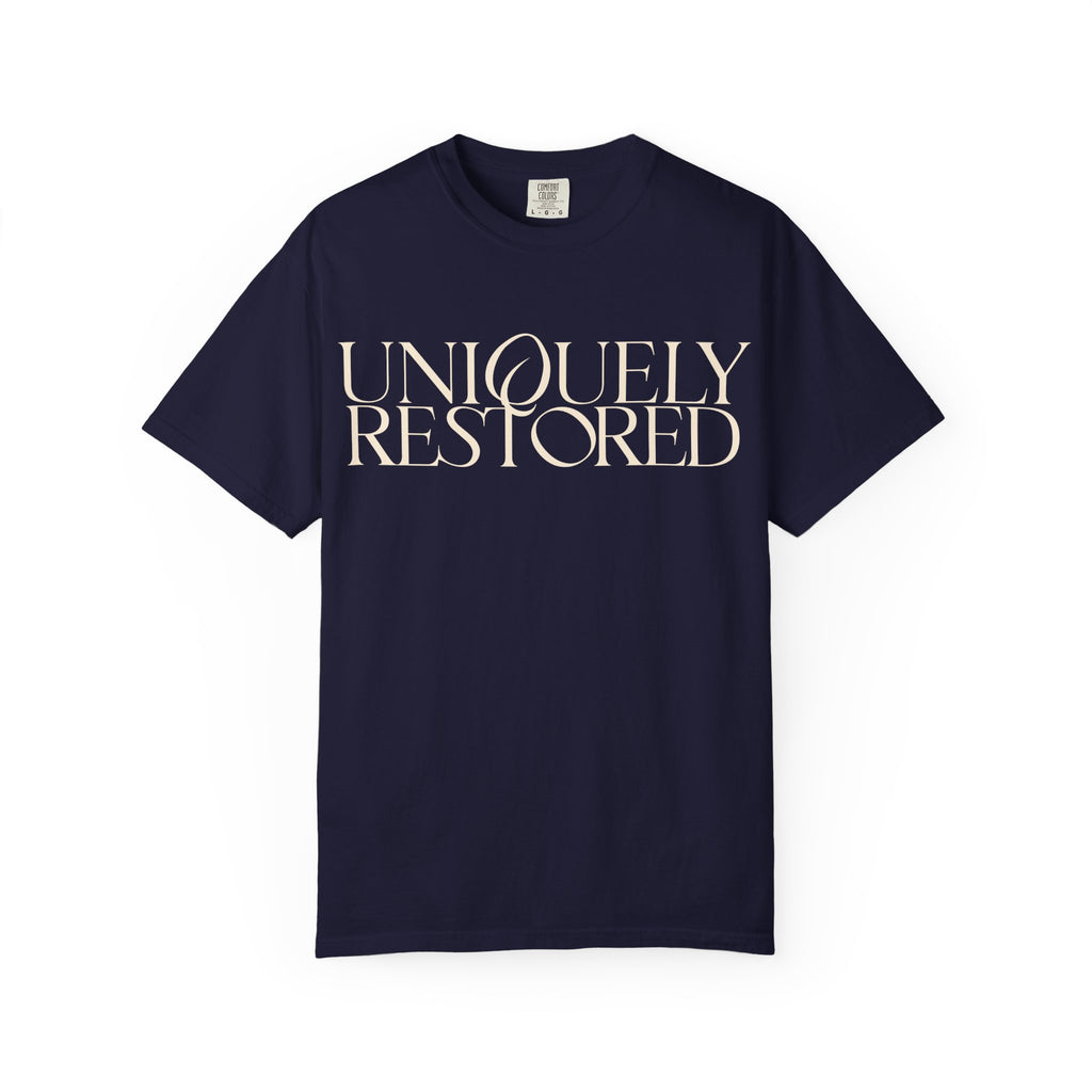 Uniquely Restored T-Shirt — Psalm 51:12 Inspo  Tee
