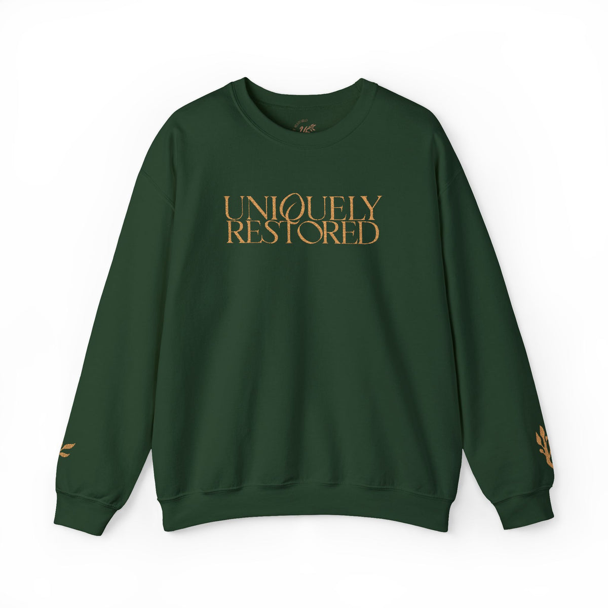 Fall Themed Uniquely Restored Crewneck Sweatshirt