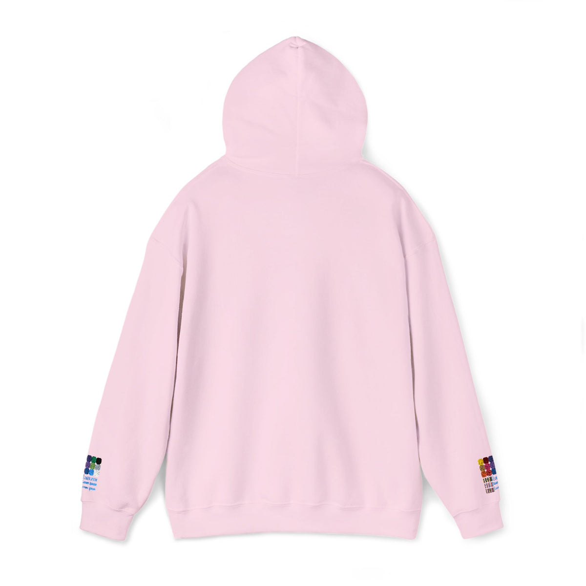 Brown Monologo Hoodie (Cream & Pink)