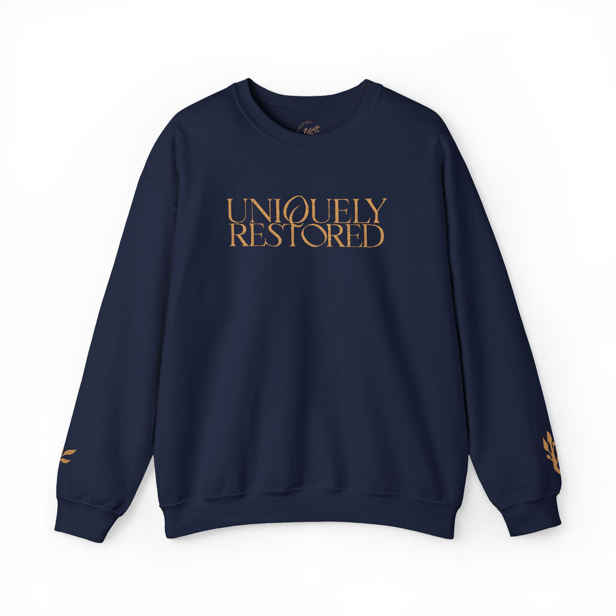 Fall Themed Uniquely Restored Crewneck Sweatshirt