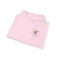 Brown Monologo Hoodie (Cream & Pink)