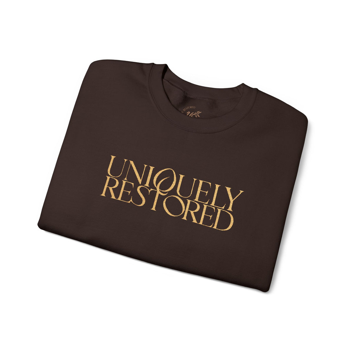 Fall Themed Uniquely Restored Crewneck Sweatshirt
