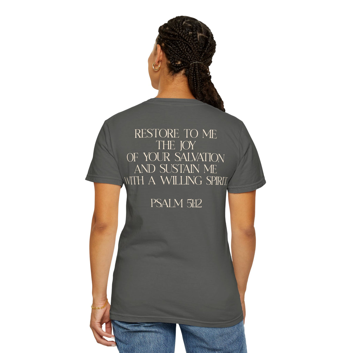 Uniquely Restored T-Shirt — Psalm 51:12 Inspo  Tee
