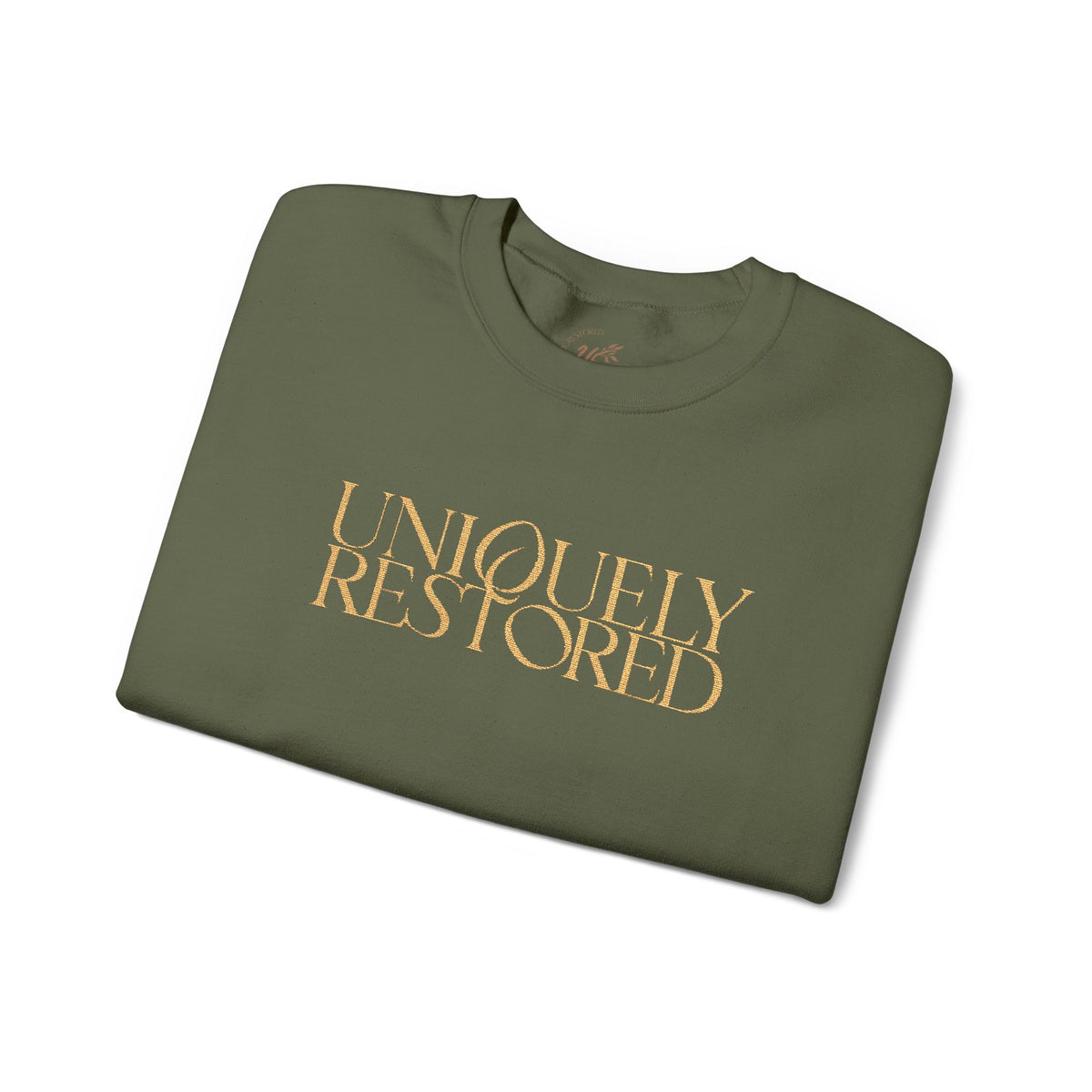 Fall Themed Uniquely Restored Crewneck Sweatshirt