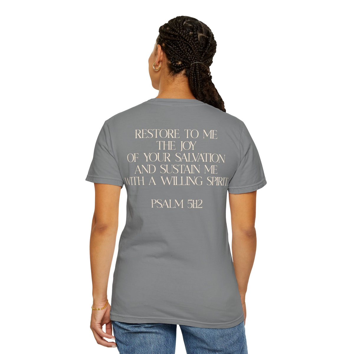 Uniquely Restored T-Shirt — Psalm 51:12 Inspo  Tee