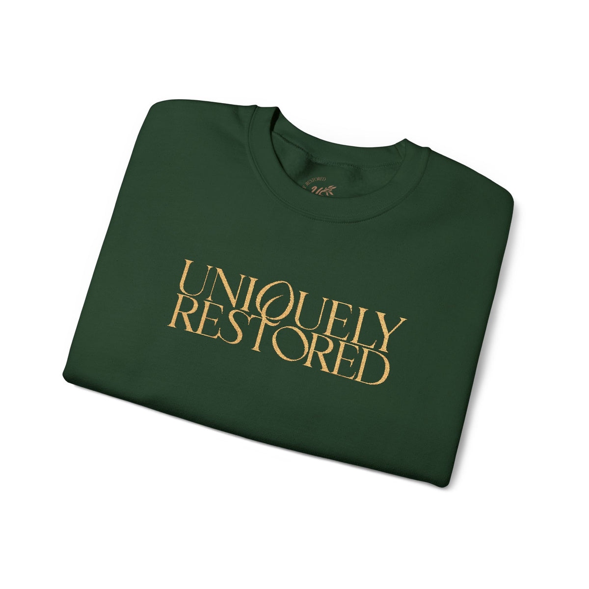 Fall Themed Uniquely Restored Crewneck Sweatshirt