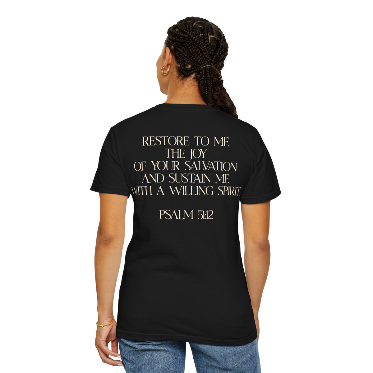 Uniquely Restored T-Shirt — Psalm 51:12 Inspo  Tee