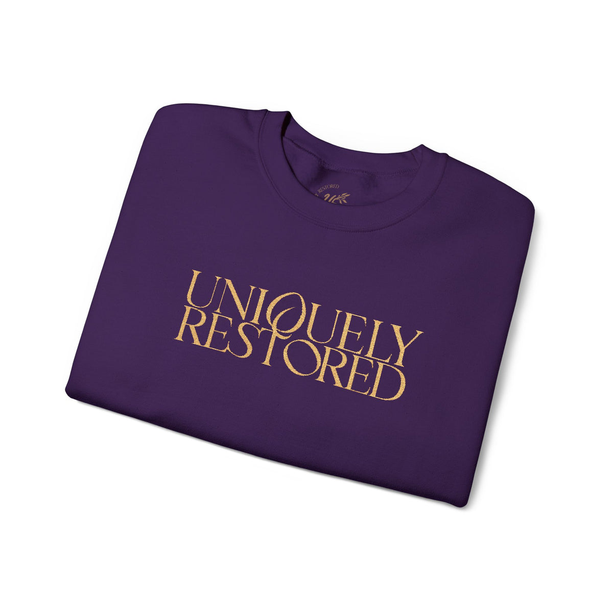 Fall Themed Uniquely Restored Crewneck Sweatshirt