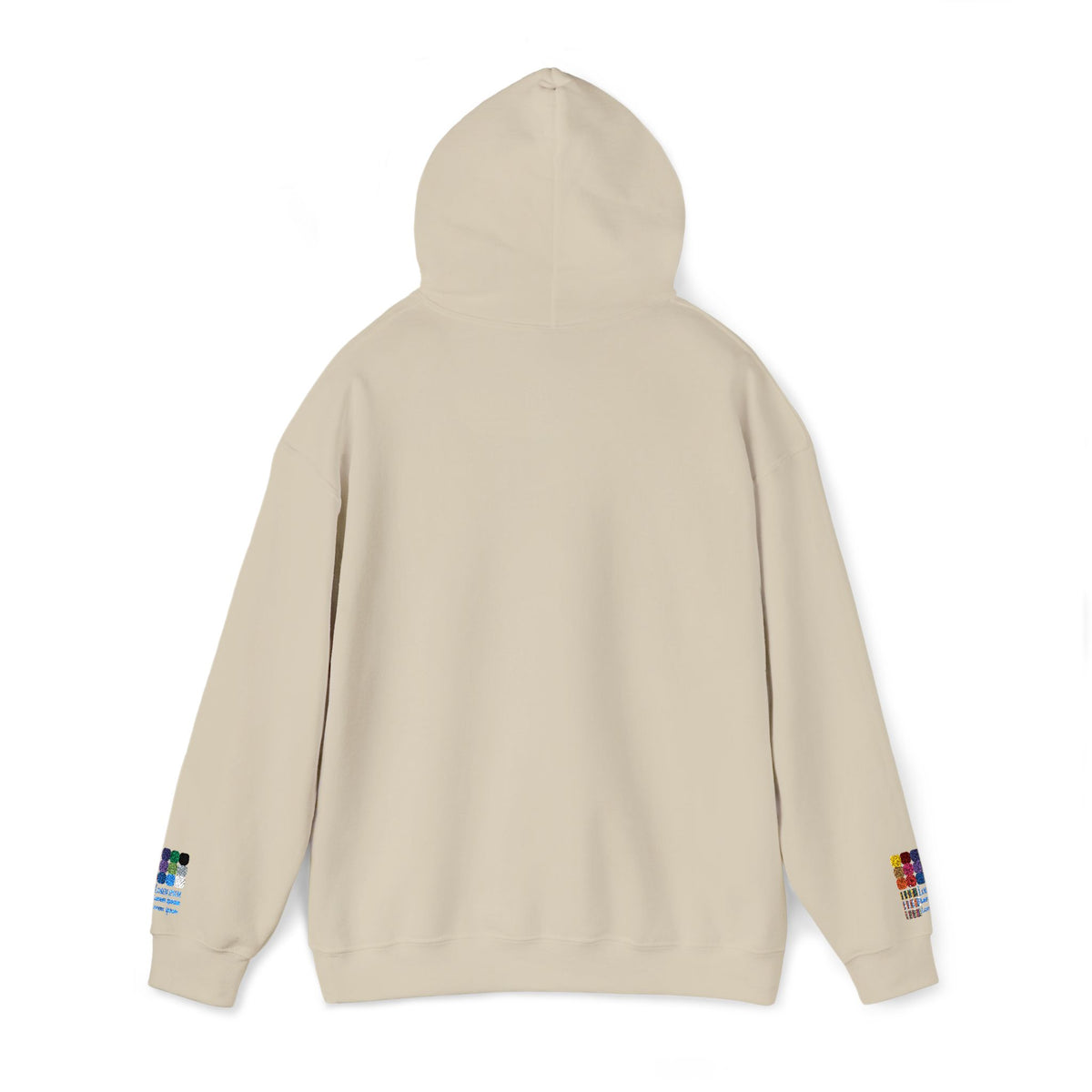Brown Monologo Hoodie (Cream & Pink)